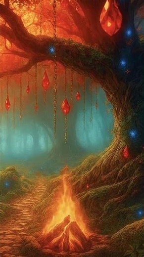 #relaxing #campfire #forestsounds