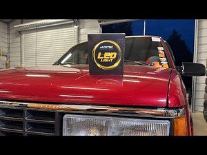 Upgrading the headlight on my OBS Chevy (1988-1998 C/K truck) with AUXITO LED bulbs!