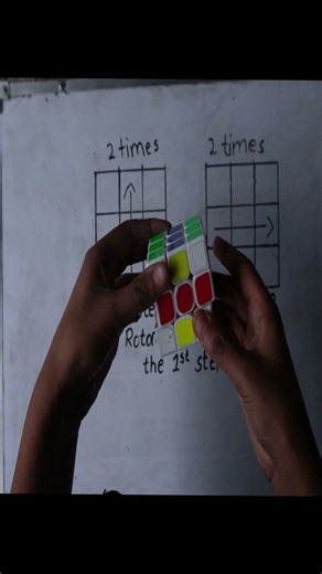 🔥 Solve the Rubik’s Cube FASTER With This Simple Trick!🤯🧩 #shortsfeed #cuber #cubeshorts #rubikscube