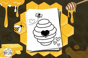 Bumblebee Craft Bundle: Bee Coloring Pages & Templates (PDF) - Etsy Australia
