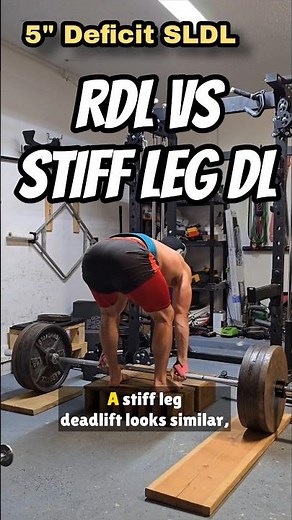 RDL vs Stiff Leg Deadlift (The REAL Difference!)