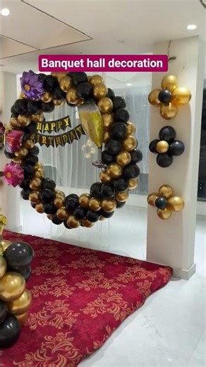 banquet hall decoration ideas 💡|| #newdecoration #balloon #partywear #banquethall #decorationideas