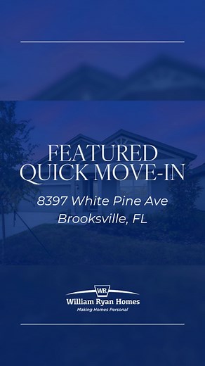 🌟 QUICK MOVE-IN HOME in Brooksville, FL! Discover The Solana, a beautifully designed 3-bedroom, 3-bath home with a versatile flex room and a 2-car garage, offering 2,166 sq. ft. of thoughtfully crafted living space. Enjoy a bright open-concept layout with expansive triple sliders, a gourmet kitchen featuring premium finishes, and a serene owner’s suite with a spa-inspired bath and spacious walk-in shower. Plus, this home includes over $50,000 in designer upgrades for an elevated living experien