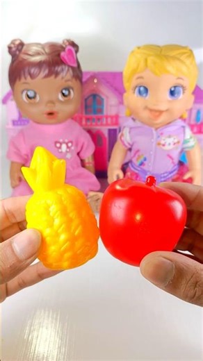 ASMR Unboxing Minnie Mouse & Doll Apple 🍎 Pineapple 🍍 Set Toys Satisfying ASMR With My World Of Toys