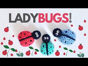 CROCHET AMIGURUMI LADYBUGS | Free crochet pattern