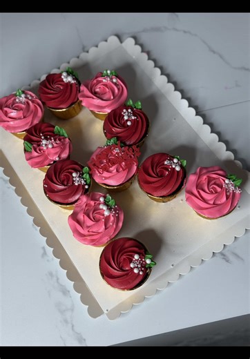 Personalized Cupcake Letters for Valentine's Day