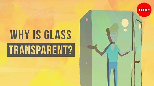 Why is glass transparent?