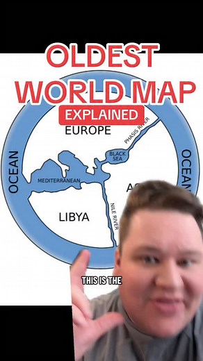 OLDEST WORLD MAPS EXPLAINED #history #historymemes #historylovers #historybuff #historyfacts #historychannel #historynerd #map #maps #geography #ancienthistory #geographic | What History