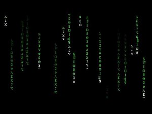 MATRIX RAINING CODE SCREENSAVER 30 MINUTES