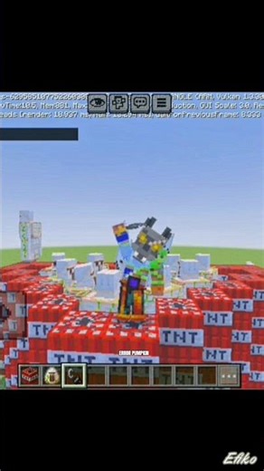 TNT vs Irongolem #shorts #gaming #emotional #minecraft