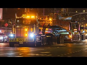 Western Star Truck Hauling Massive Steel Load on 19 Axle Trailer!