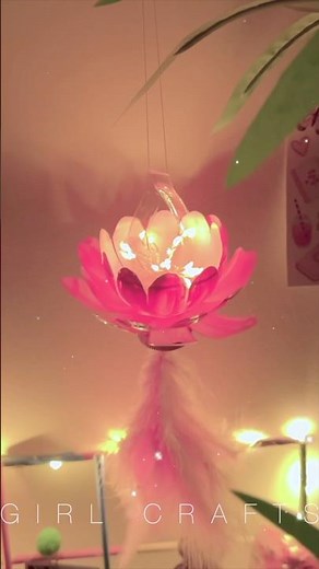 Cute night light ✨ #crafts #diylamp