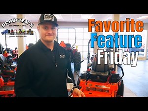 Favorite Feature Friday / Kubota Z781i Zero Turn with Luxury Seat
