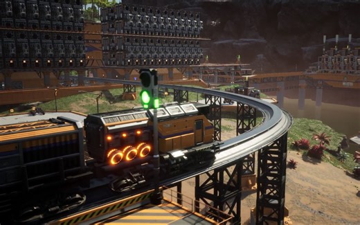 【幸福工厂】火车信号灯原理教程，看完这个铁路就通了！