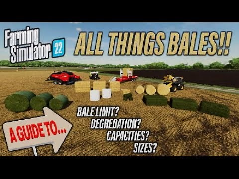 FS22 | A GUIDE TO… ALL THINGS BALES! | Farming Simulator 22 | INFO SHARING PS5.