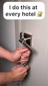 How to Lock Your Door Without a Key! #shorts