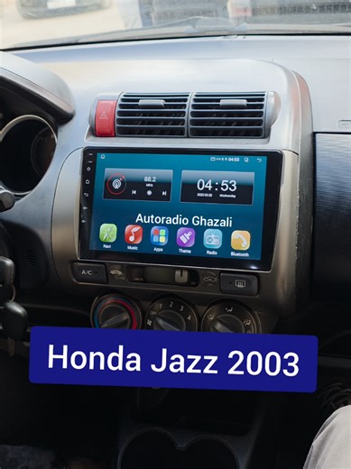 #Honda_Jazz Installation Ecran Android Camera De Recul