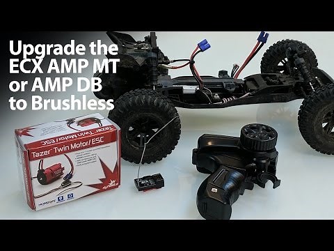 Install the Dynamite Tazer Twin Brushless 2-in-1 in an ECX AMP Desert Buggy & AMP Monster Truck
