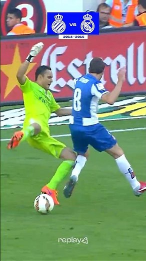 😱 Keylor Navas makes a HUGE mistake, gifting a goal to RCD Espanyol #realmadrid #shorts
