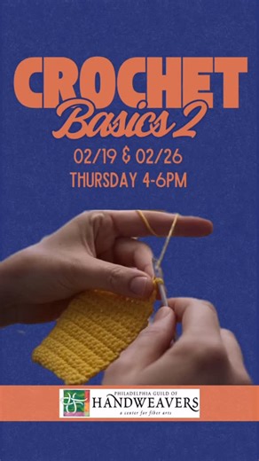 Don’t miss your chance to progress your crochet journey and learn how to crochet in the round! Join instructor Elena Gans-Pfister (they/them/xe), a fiber sculptor and installation-based artist, to make a drawstring pouch! You will learn how to crochet a circle (aka “in the round”), increase and decrease various stitches, and strengthen your foundations. We recommend you are comfortable crocheting flat/square or that you’ve taken Intro to Crochet Basic I. The class will be held Thursdays, Februar