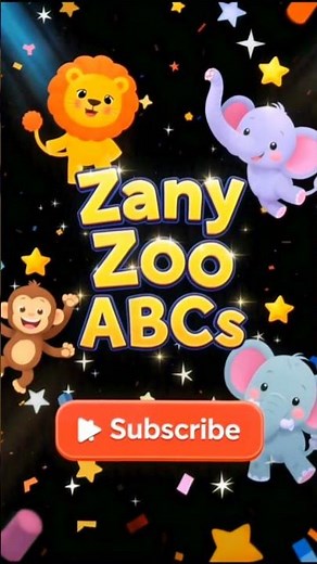 Welcome to Zany Zoo ABCs😊 #kids#children#anime#cartoon#animation#educational#animals#vehicles😊