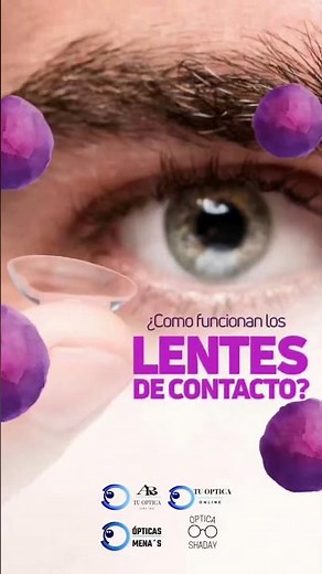 ¿Quieres entender cómo funcionan los lentes de contacto?