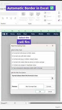 Apply Automatic Borders in Excel FAST! 🔥⏱️#excel #exceltutorial #exceltricks#excelshortcuts #shorts