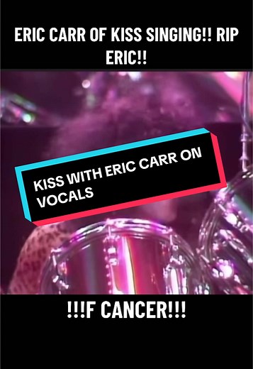 Eric Carr's Powerful Vocals with KISS Performance
