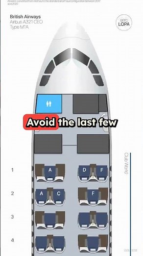 Best Seats on British Airways A321