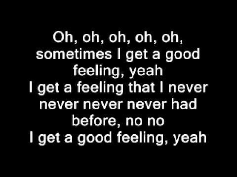 Flo Rida - Good Feeling(Lyrics on screen)