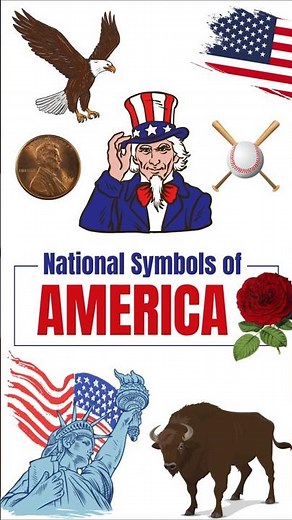 American Symbols for Kids 🇺🇸 | US National Symbols with Pictures & Pronunciation #kidslearning
