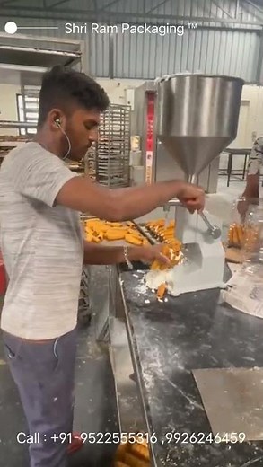 Cream Roll Cream filling Machine | Chuna Tube Filling Machine Manual A03 | Manual Paste filler A03