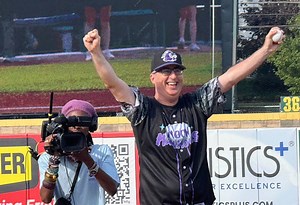 John Oliver-Branded Minor League Baseball Team the Erie Moon Mammoths Play First Game