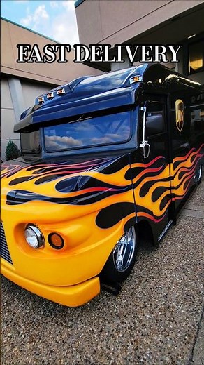 🚦World's Fastest UPS Truck: How Fast can Brown Deliver❓️NSRA Street Rod Nationals 2025 Hot Rod Truck