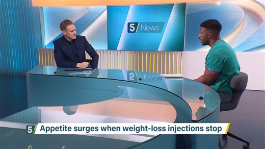 People on weight loss jabs put the weight back on much quicker than those on traditional diets. That's according to a new study, which says people regain the weight they've lost within 20 months, compared to four years for those who diet without using jabs. | Channel 5 News