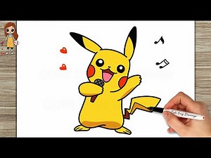 How to Draw Pikachu | Pokemon Easy Drawing Step by Step