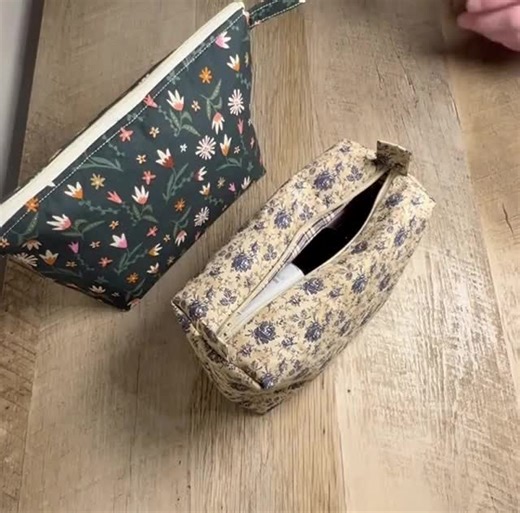 Makeup Bag PDF   Video Sewing Tutorial, Boxy Pouch & Traditional (digital Download) - Etsy