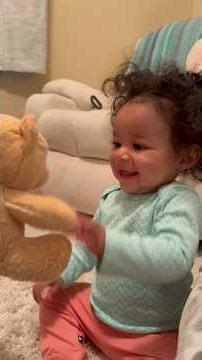 Baby vs. Teddy Bear: Round 1 🥊