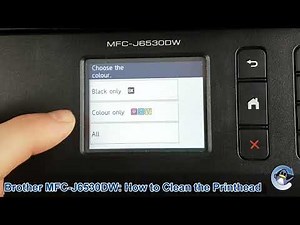 Brother MFC-J6530DW: How to do Printhead Cleaning Cycles and Improve Print Quality