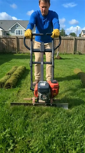 Sod Cutting Process – Grass Removal Stage