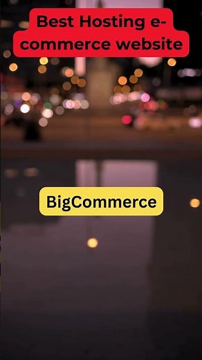 Best Hosting For E-Commerce Sites In 2025! #digitalproducts
