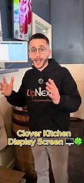 Clover POS - Sit Down Restaurant Clover POS Walkthrough - Kitchen Display Screen & Clover Solo