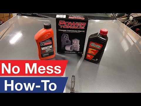 How to change fluid and filter: Ford 4R70W transmission. ‘05 Lincoln Town Car.