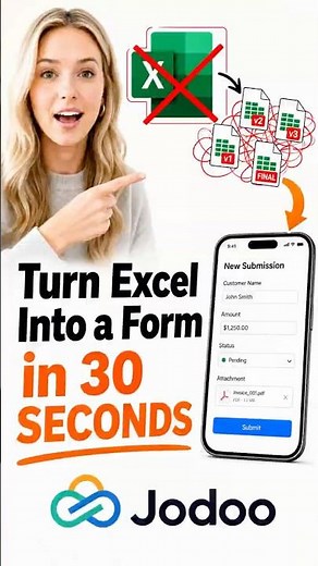 Turn Any Excel Spreadsheet Into an Online Form in 30 Seconds!