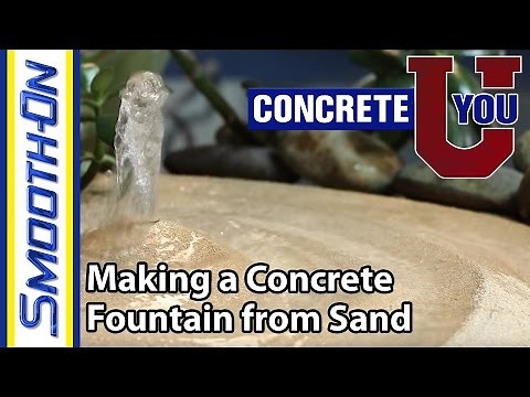 How to Make a Custom Concrete Fountain - Molds of Nature