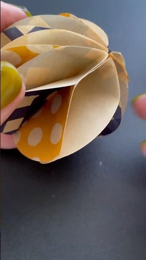 折り紙２枚で簡単ハニカムボール #折り紙 #ハンドメイド #origami