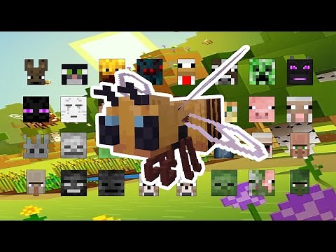 MUTANT BEE VS ALL MUTANT MOBS (NEW MUTANT MOBS ADDED!) | MINECRAFT