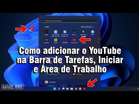 Como Adicionar o YouTube na Barra de Tarefas e no Menu Iniciar