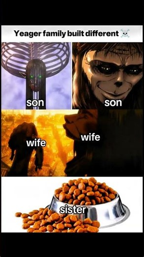 Yeager family build different...💀🔥 #anime #memes #attackontitan #manga #shorts