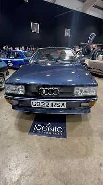 1990 Audi Ur-Quattro 20V sells at the Iconic Auctioneers Race Retro sale 2025.